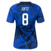 Officiële Voetbalshirt USA ERTZ 8 Uit WK 2022 - Dames